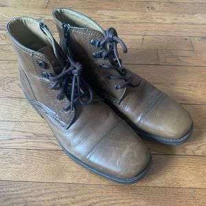 Calvin Klein side zipper boot size 10